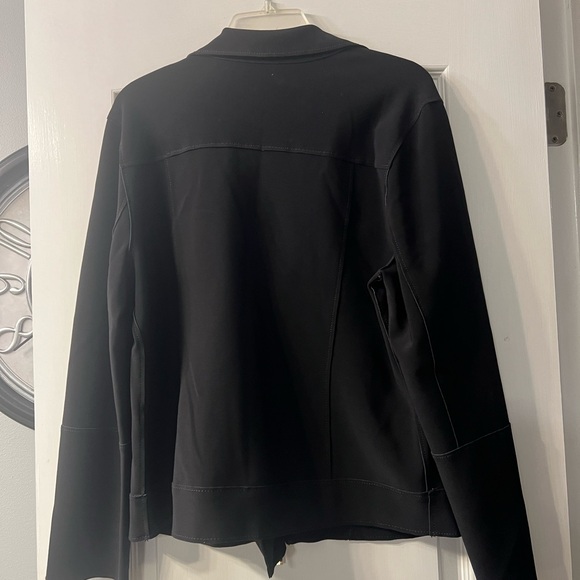 NWT Chico’s black moto jacket size 2 - Picture 11 of 12